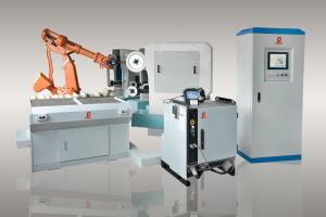 China Automatic Robotic Grinding Cell , Robotic Deburring Machine For Hardware Fitting wholesale