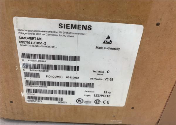 Quality Motion Control Variable Frequency Inverter Siemens SIMOVERT 6SE7021-3TB51-Z for sale