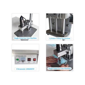 Ultrasonic Surgical Semi Automatic Earloop Welding Machine CE 40pcs/ Min