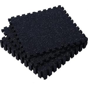 China E-Purchasing Rubber Mats Rubber Noise-Reducing Interlocking Rubber Top Eva Foam Floor Mats wholesale
