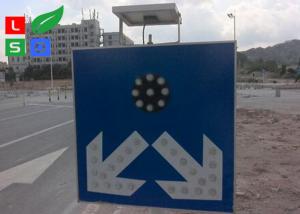 China Freestanding IP65 12V 5W Solar Powered LED Signs Lights for Traffic Safety wholesale