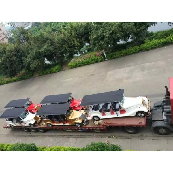 Lightweight Electric Four Passenger Golf Cart , Tourists 4 Seater Electric Car