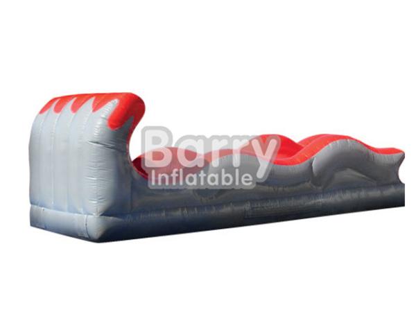 Custom Tsunami Inflatable Water Slides N Slide / Volcano / Wave Slip Slide For