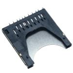 Card Locking Function And 10P 2.75H Large SD Card Connector On SMT PCB