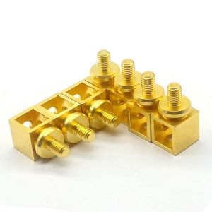 China Micro Machining CNC Brass Parts Anodized Brass Precision Turned Components on sale
