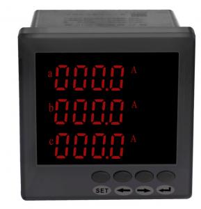 China LCD Display Voltage Current Power Meter Three Phase Multifunction 40-60Hz wholesale