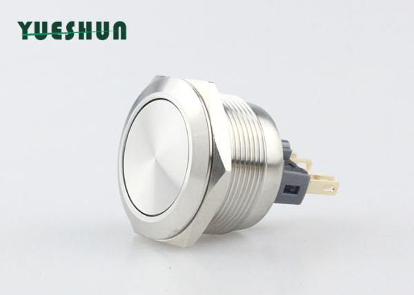 Quality 25mm Panel Mount Push Button Switch , Stainless Steel Push Button Switch for sale