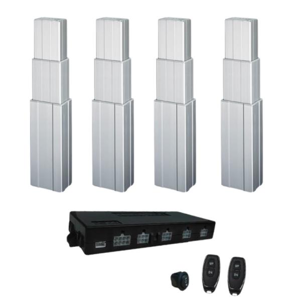 Quality Height Adjustable Table Telescopic Column 2000N Hall Lifting Actuator 4CH Sync Control Unit for sale