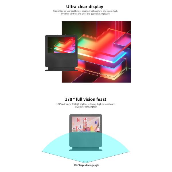 IPS Lcd Digital Display With Corrosion Resistance Waterproof Shell