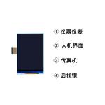 3.5 inch TFT display module, 320X480 resolution, MCU 16 bit /SPI interface,view