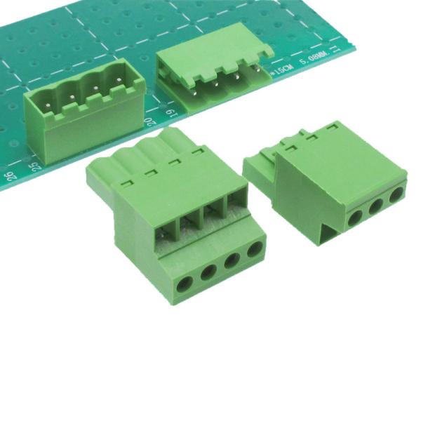 Quality 5.08mm Pitch Pluggable Screw Terminal Blocks Horizontal Wiring Entry PCB Connector for sale