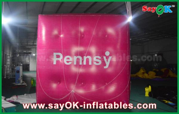 Quality Giant Pinky Inflatable Helium Cube Inflatable Balloon for Promoting for sale