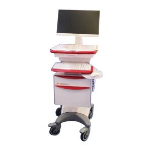 China Adjustable Computer Stands Carts ABS Mobile With Working Table Height 890mm-1290mm wholesale