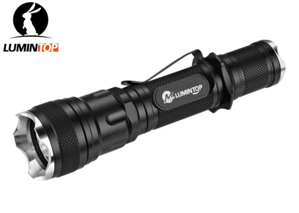 Quality Black Lumintop Td12 Flashlight , Cree Tactical Flashlight With Remote Controller for sale