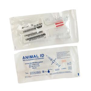 China Barcode Integration Iso Identification Microchip With Bar Code Label 6 Adhesive-Stickers Found Animals wholesale
