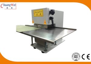 China Small Aluminum Pcb Depanelizer Machine, Manual / Motorized Circular Blade Pcb Separator CWVC-1S on sale