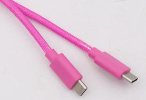 China Rainbow Wire Braided Usb Cell Phone Cable Usb 2.0 Charging Cable 480Mbps wholesale