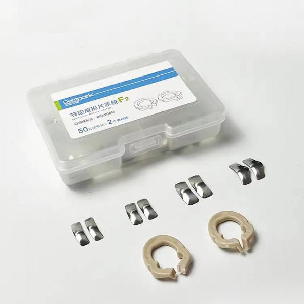 Quality Dental Sectional Matrix System F1 Autoclavable includes Matrix Bands M2 + Clamp Ring R3 1.0 for sale