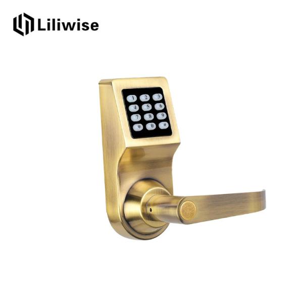 Classical Electronic Door Lock With Remote Control , Card Code Combination Door