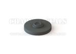 PCB Board Microswitch Silicone Custom Push Button 23.45 Mm Black Color Frost