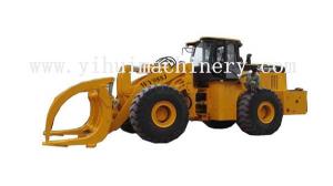 China Big Capacity Front End Loader With Log Grapple For Congo And Gabon Yellow wholesale