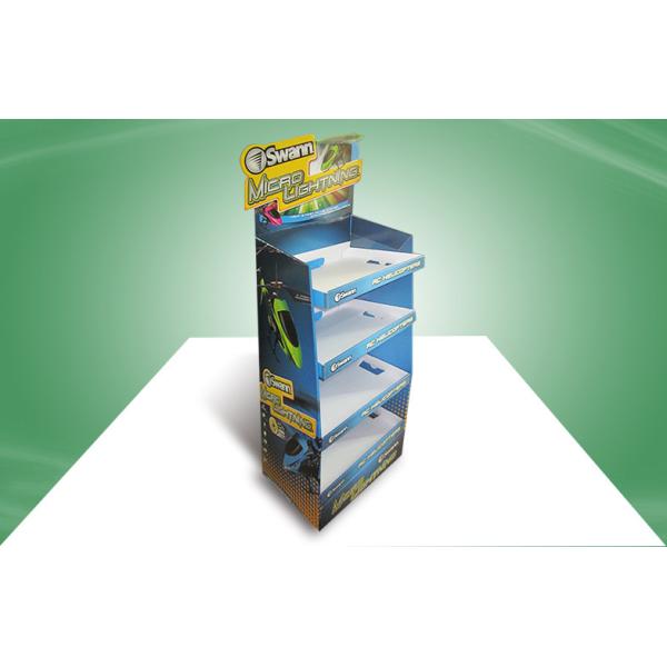 Quality Portable Recyclable Cardboard Free Standing Display Units , Cardboard Poster Stand for sale