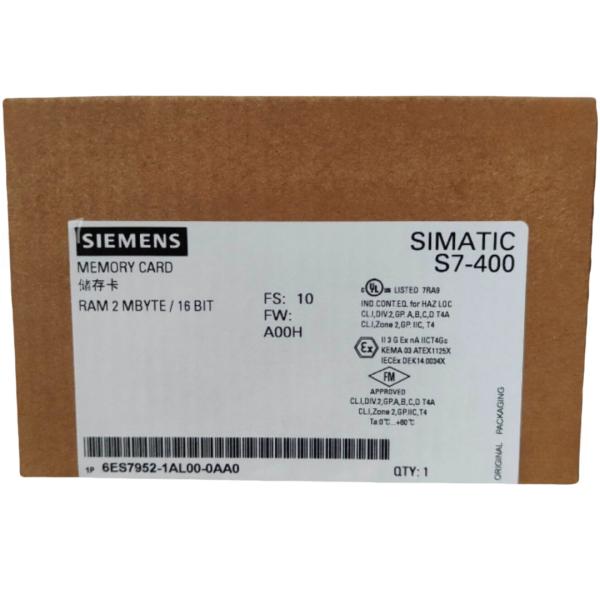 SIEMENS 6ES7952-1KK00-0AA0 SIMATIC S7, MEMORY CARD MEMORY CARD FOR S7-400, LONG