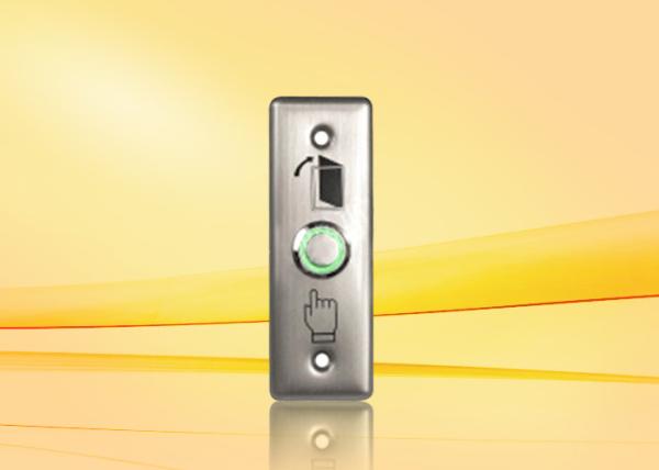 Quality Stainless steel Exit Push Button For Access Control With Nickel - Plated Copper Button for sale