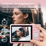 Autofocus and 2.8" Large Screen M08 4K Digital Camera for Vlogging and