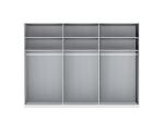 Lacquer White Custom Wardrobe Closet Modern Tailored With Lattice Box