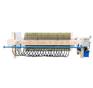 China Fully Automatic Filter Press High Efficiency Dry Filter Residue Diaphragm Clay Slurries Filter Press wholesale