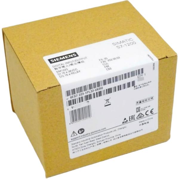 Quality SIEMENS 6ES7223-1PL32-0XB0 SIMATIC S7-1200, DIGITAL I/O SM 1223, 16 DI/16 DO, 16 DI 24 V DC, SINK/SOURCE, 16 DO, RELAY 2 A for sale