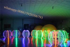 China inflatable led light lighting adult bumper ball rent bumper ball prices buddy bumper ball belly balls tup soccer zorb wholesale