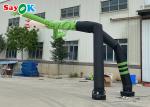 Dancing Inflatable Man 8m 24ft Green Mini Hand Shaking Inflatable Air Dancer Man