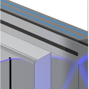 RS485 TCP Flap Barrier Turnstile Pedestrian Speed Gates AC220V