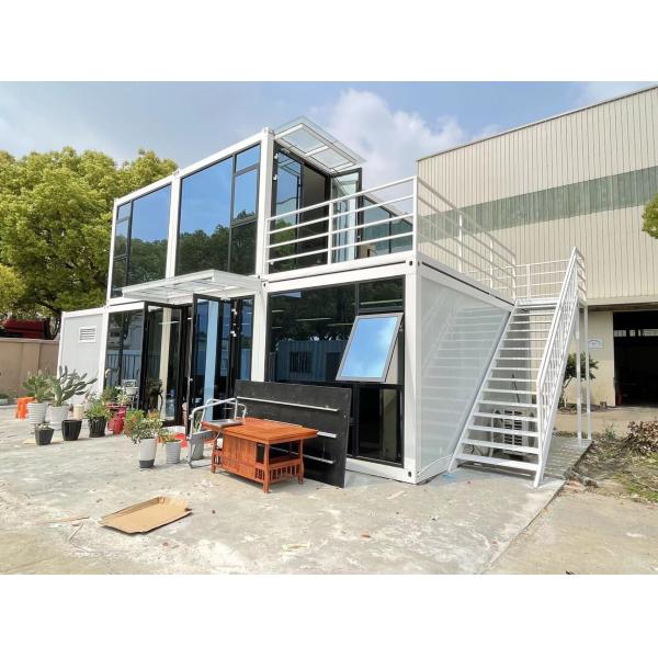 Office Modified Shipping Container for Outdoor Company Steel Modular Double-Story Prefabricated Combination Container Houses