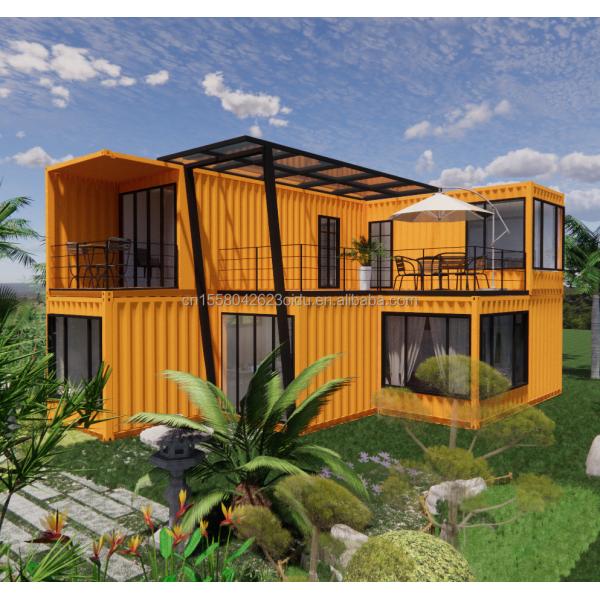 20ft Prefabricated Container House for Hotel by Manufacturers Modern Design Villa Family Residence Villa
