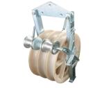 508 Mm Transmission Line Stringing Pulley Block With Grounding Rollers