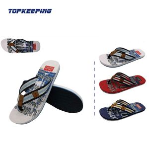 China Print Outdoor Sports Men Eva Flip Flop Slippers TPR Combo Slipper on sale