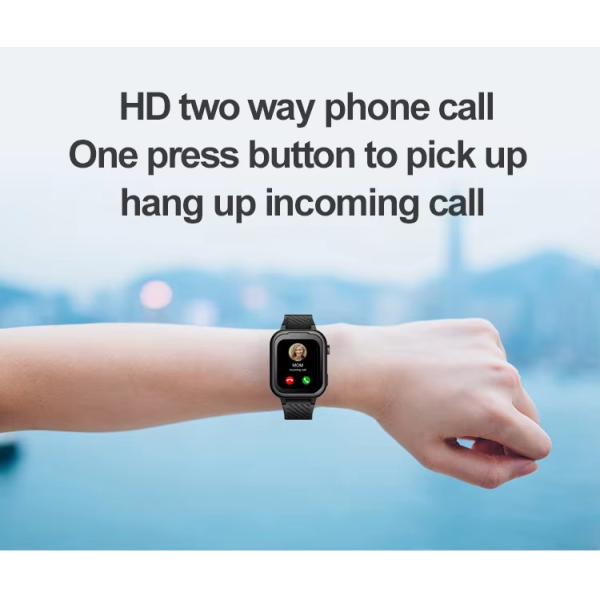 Teenager HD Video Call 4G Gps Tracker Smart Watch D39 1.85 Inch Screen
