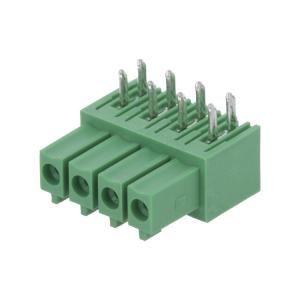 China Electric Pcb Pluggable Terminal Block Connector Green HQ15EDGA on sale