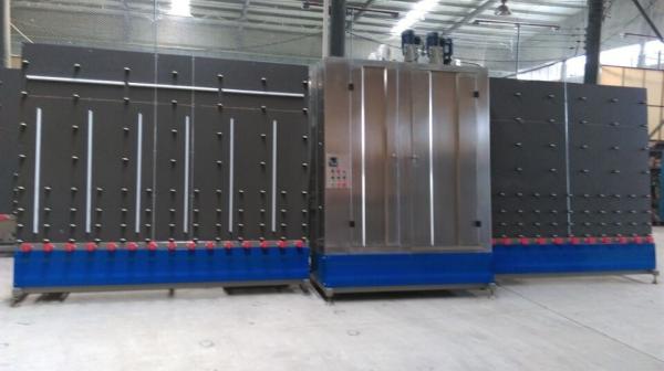 Quality Vertical Low - E Automatic Glass Washer Machine With Plc Control System for sale