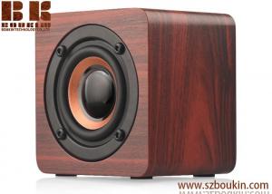 China Bluetooth Speaker Wooden with 6h Play Time, Wireless Computer Speaker with Enhanced Bass Resonator wholesale
