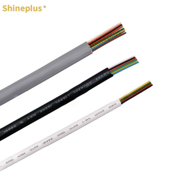 Quality UL20251 Telephone Flat Wire Harness 2 Core 4 Core 6 Core 8 Core 2P4P6P8P RJ11 RJ12 For Various Communication Needs for sale