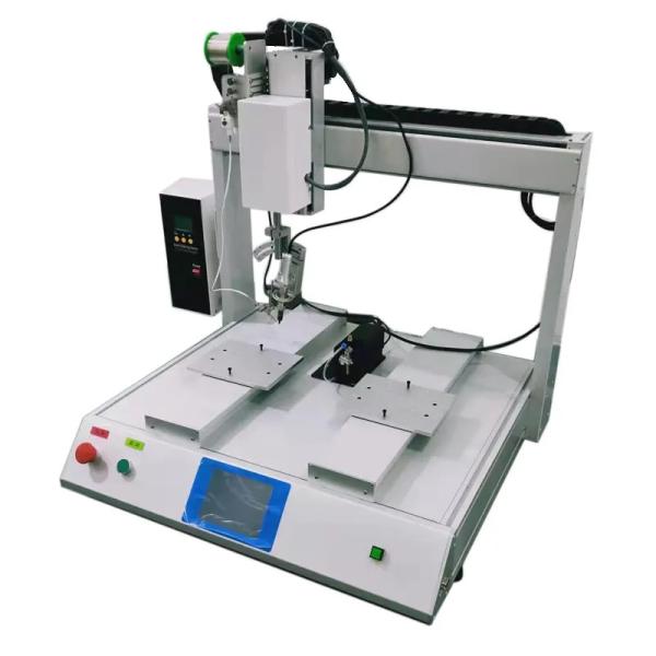 Quality YS-HX542 Automatic 4 Axis Dual-Platform PCB Soldering Machine Wire Soldering Machine for sale
