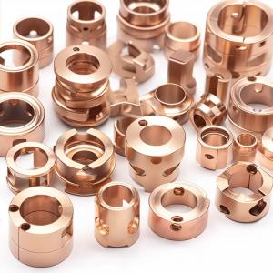 China CNC Turned Copper Metal Spare Parts CNC Turning Machining Metal Lathe Parts Service wholesale