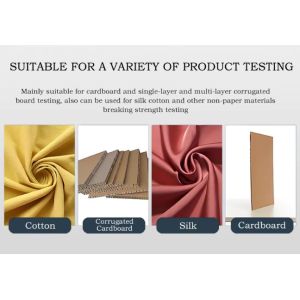 Digital Display Paper Testing Equipment Bursting Strength Tester High Precise