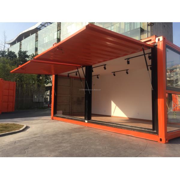 20ft 10ft Mini Pop-up Shop Container Coffee Shop Bar Fast-food Restaurant Convenience Store Kiosk Booth for Supermarket