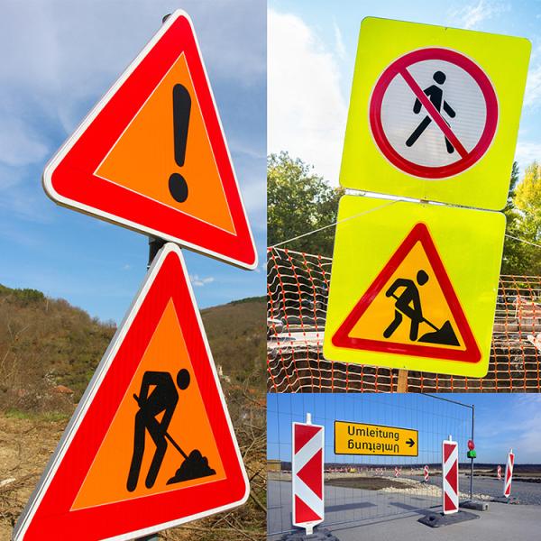 The Professional Custom OEM Safety Roadway TRAFFIC ROAD SIGN Signage Board Aluminum Reflective Signs Manufacture Factory Price