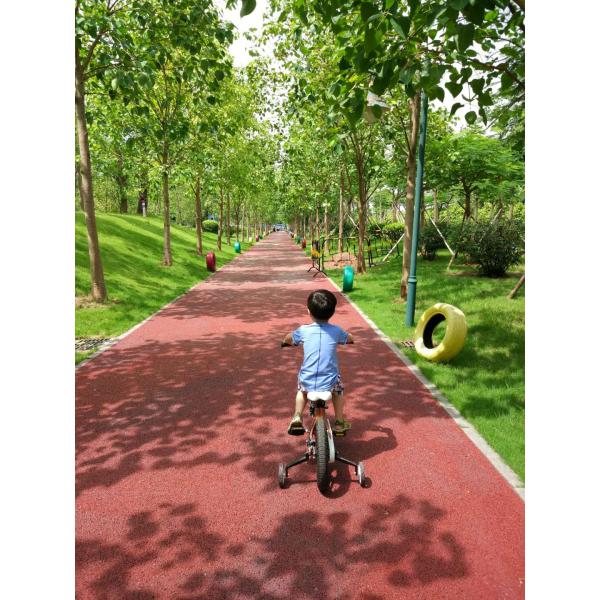 Public Park Athletics Running Track Surface Flooring Environmentally Friendly